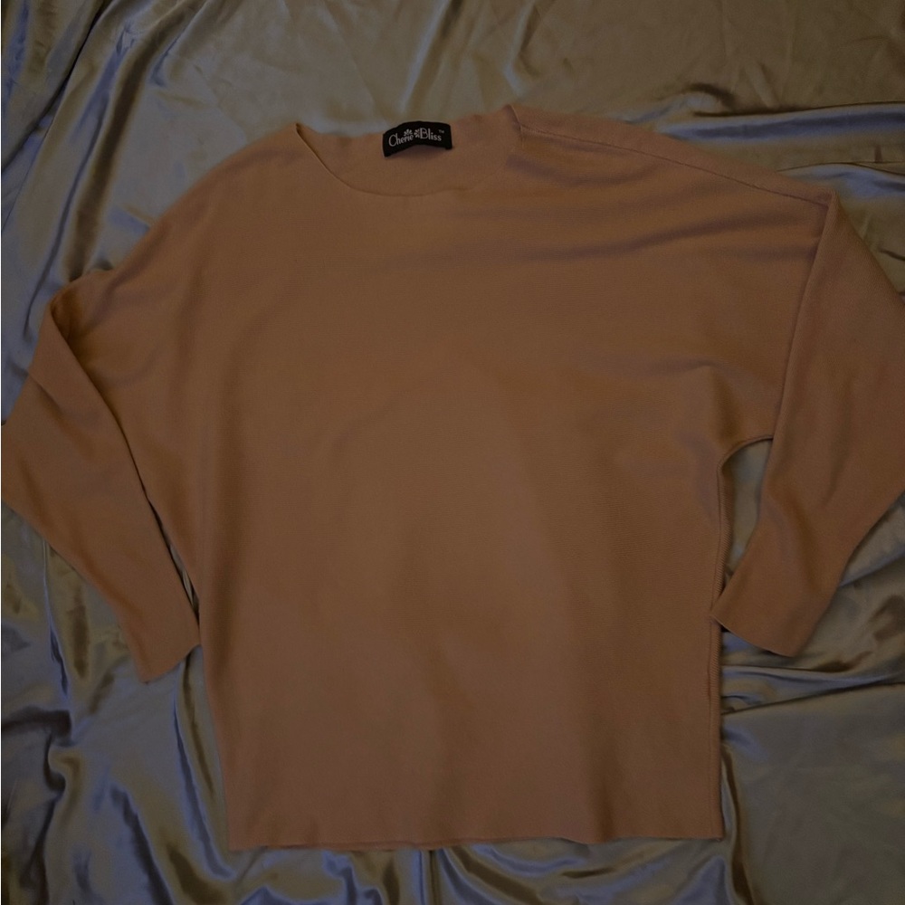 Cherie Bliss Beige Sweater